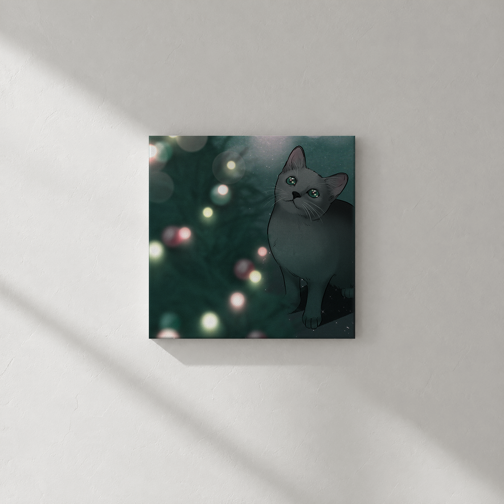 A Christmas Light for You (Square Canvas)