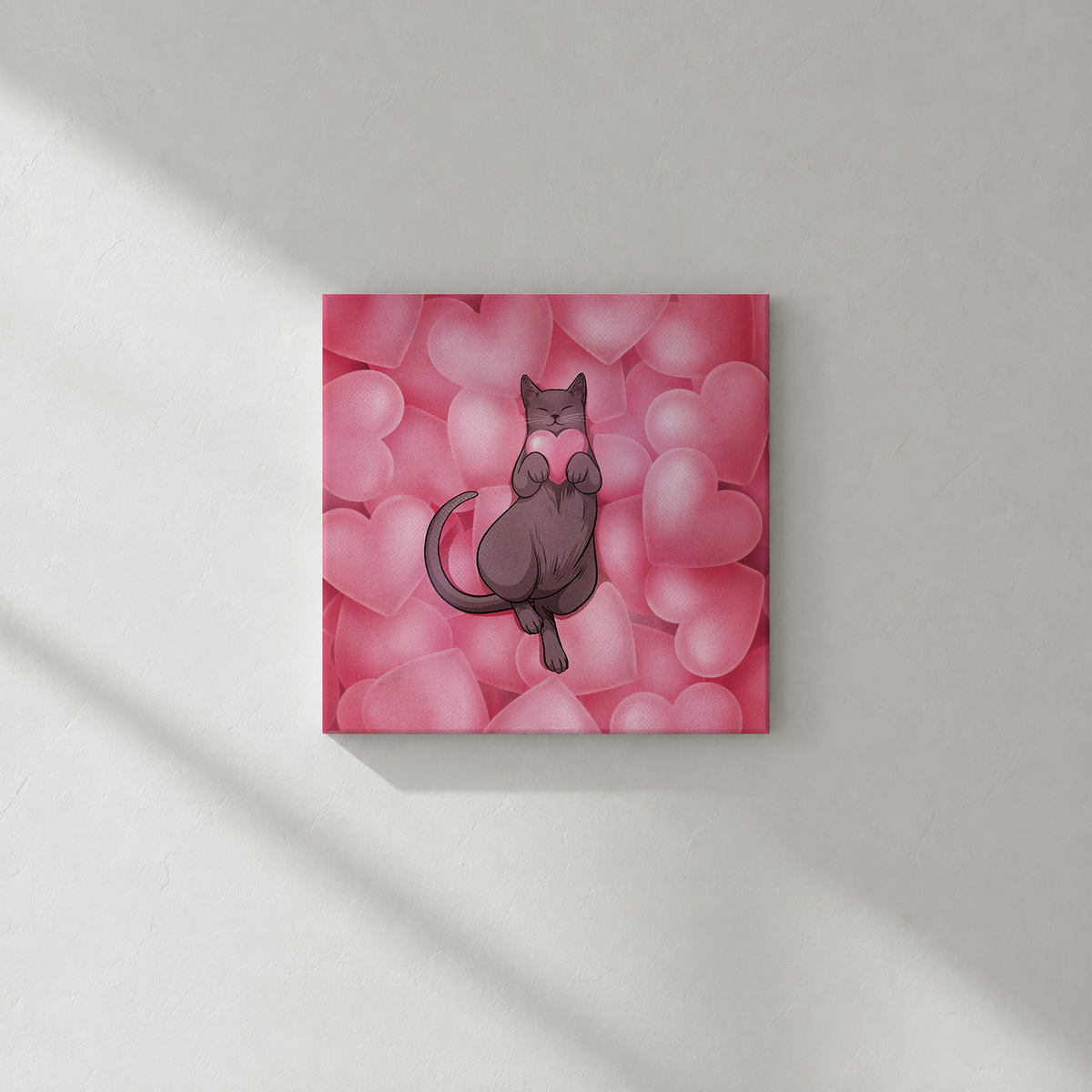 Full of Love, Love (Square Canvas)