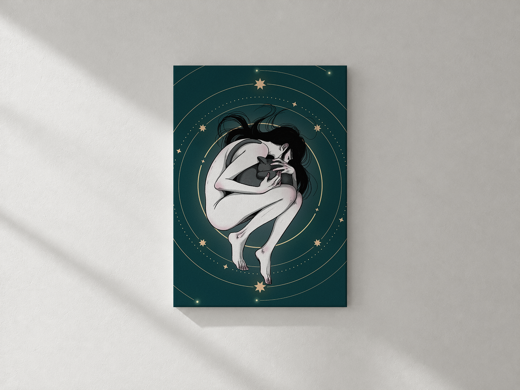 In Deep Sleep - Green (Canvas)