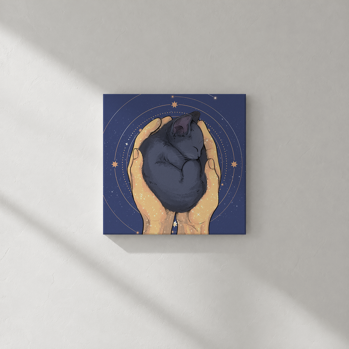 The Moment Your Universe Came to Me (Square Canvas)